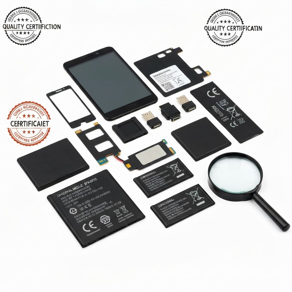 راهنمای تشخیص قطعات اصلی موبایل از تقلبی